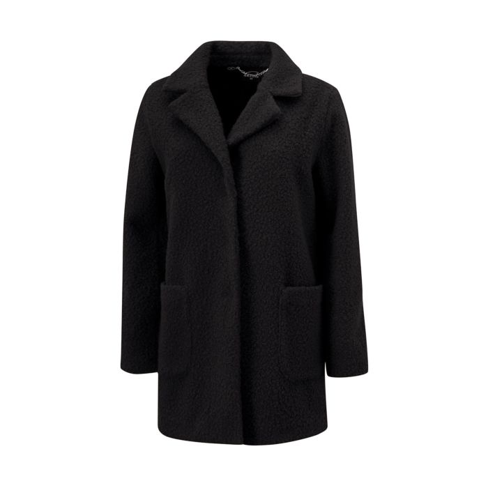 Image of Artime Teddy-Kurzmantel leicht oversized, schwarz, 36 bei Lehner Versand Schweiz