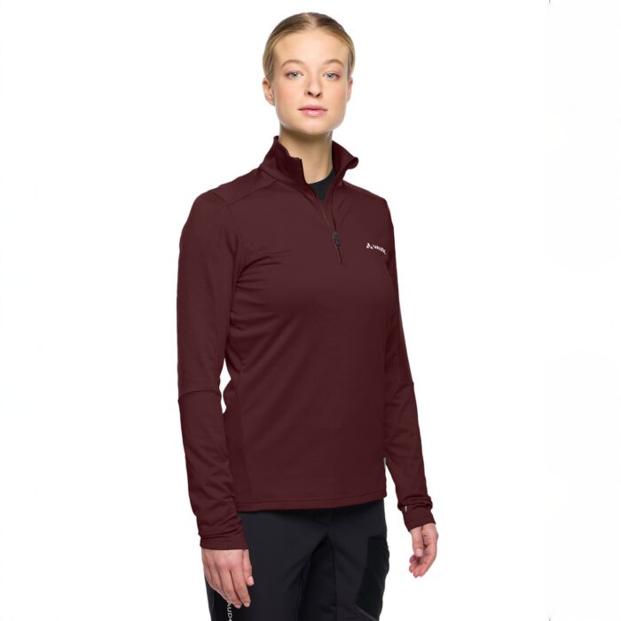Shirt demi-zip pour dames Vaude LIVIGNO