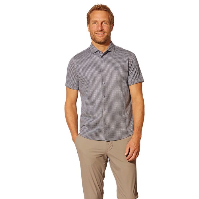 Chemise à manches courtes Ragman Jacquard