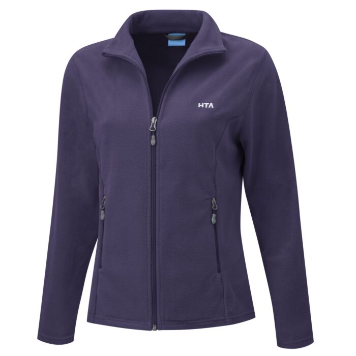 Veste fleece dames avec col droit
