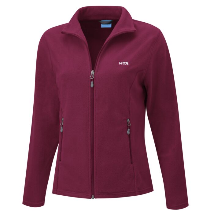 Veste fleece dames avec col droit