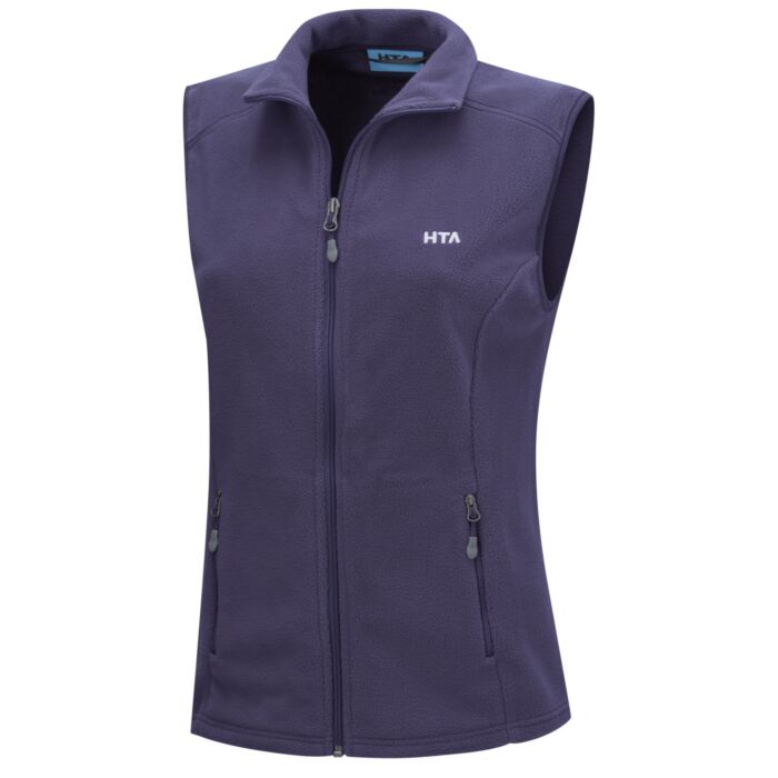 Fleece-Gilet Damen mit Stehkragen