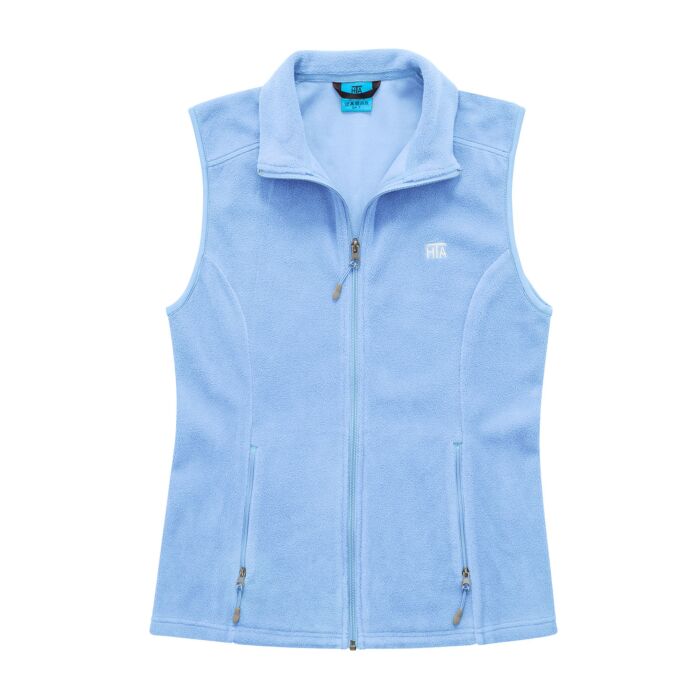 Fleece-Gilet Damen mit Stehkragen