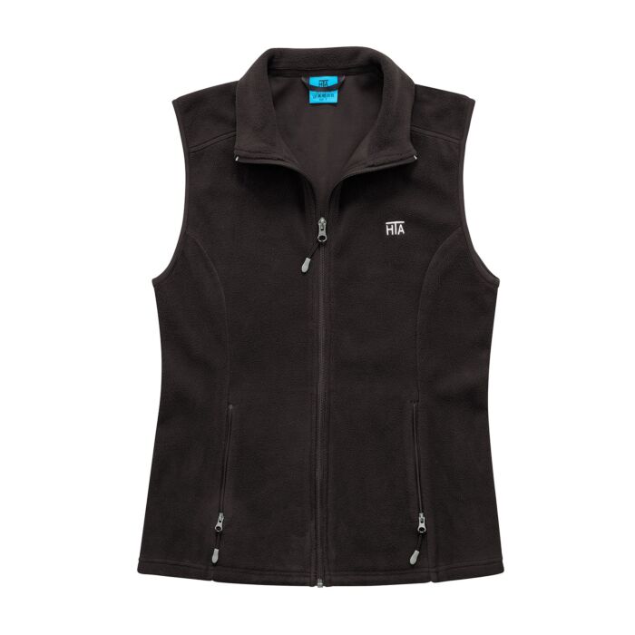 Fleece-Gilet Damen mit Stehkragen