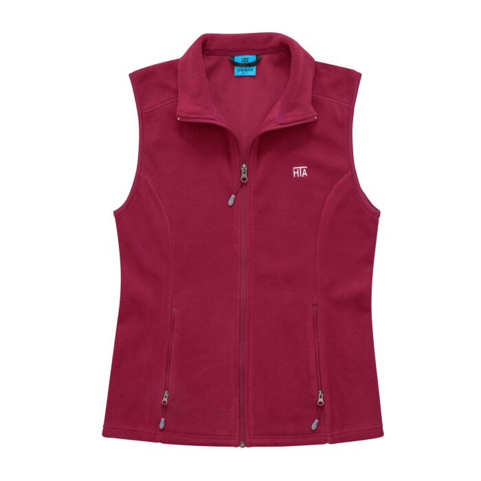 Fleece-Gilet Damen mit Stehkragen