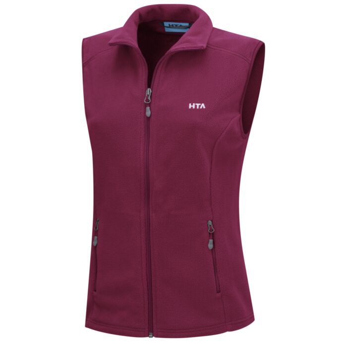 Fleece-Gilet Damen mit Stehkragen