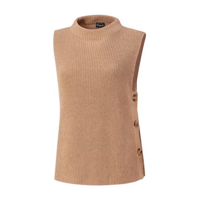 Image of Artime Pullunder mit seitlichem Knopfverschluss, camel, XL bei Lehner Versand Schweiz