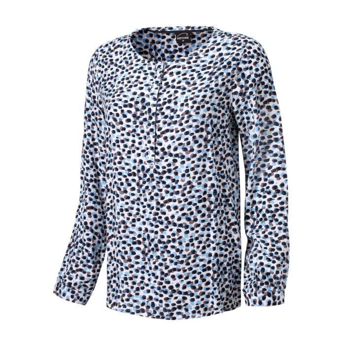 Bedruckte Artime Bluse mit Tupfen