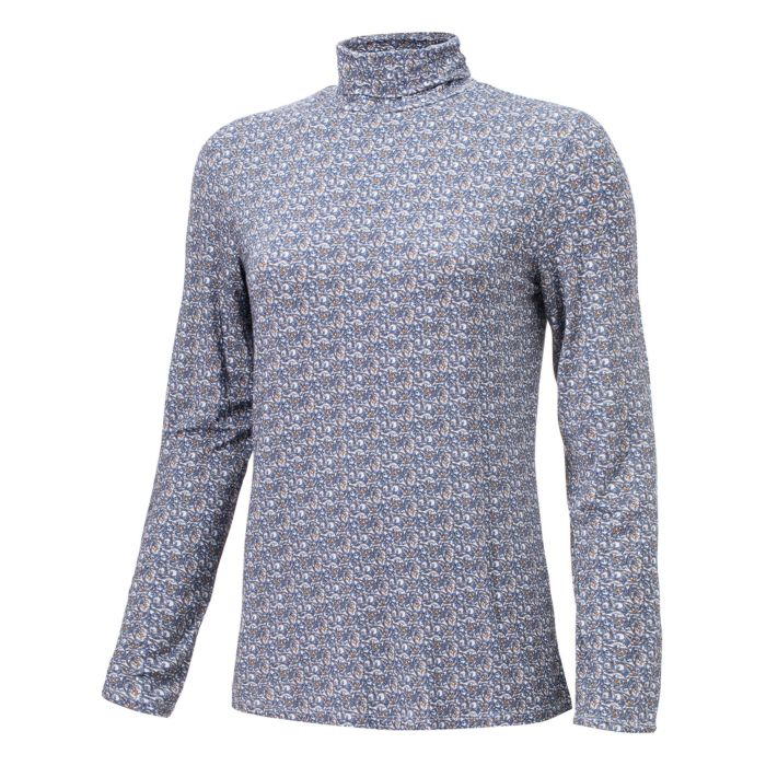 Image of Artime Rollkragenshirt mit Paisley-Muster, hellblau bei Lehner Versand Schweiz