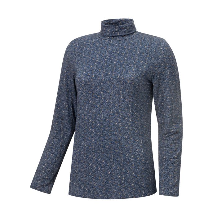 Image of Artime Rollkragenshirt mit Paisley-Muster, marine, XXL bei Lehner Versand Schweiz