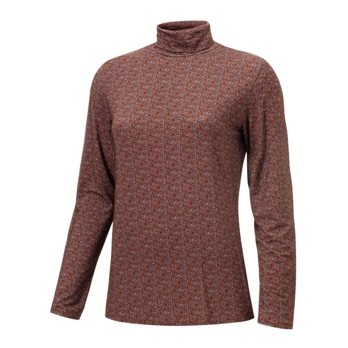 Image of Artime Rollkragenshirt mit Paisley-Muster, bordeaux, XXL bei Lehner Versand Schweiz