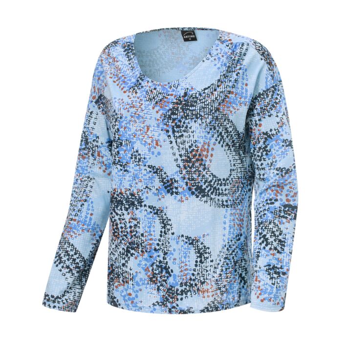 Artime Langarmshirt mit Allover-Print