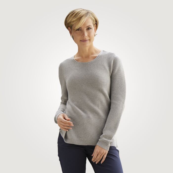 Strickpullover in Rippenstruktur von Beverly