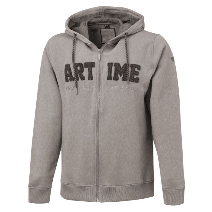 Image of Artime Kapuzen-Sweatjacke für Herren, grau bei Lehner Versand Schweiz