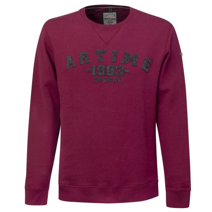 Image of Artime Sportlicher Rundhals-Pullover, bordeaux bei Lehner Versand Schweiz