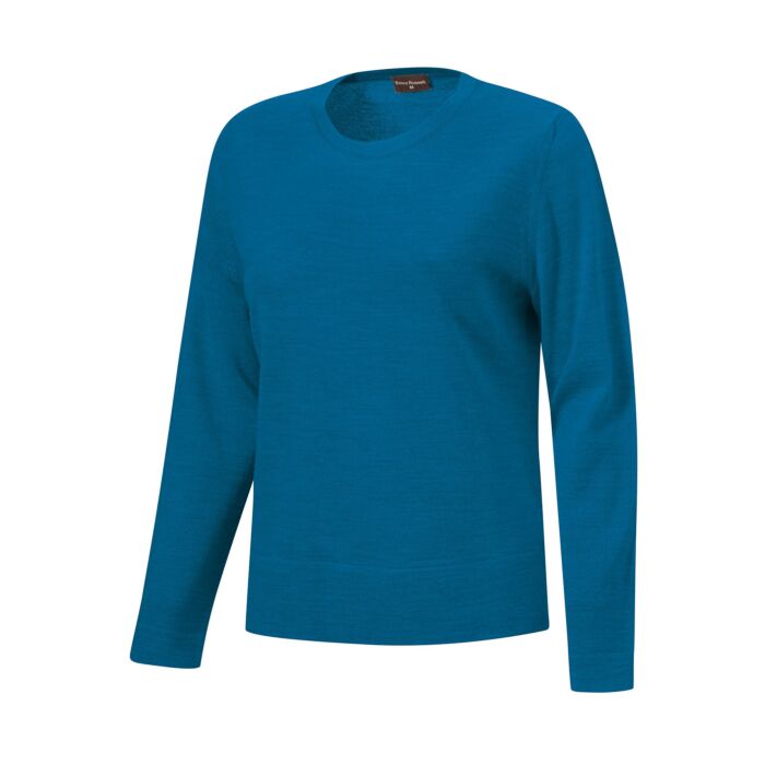 Rundhals-Pullover mit Merinowolle