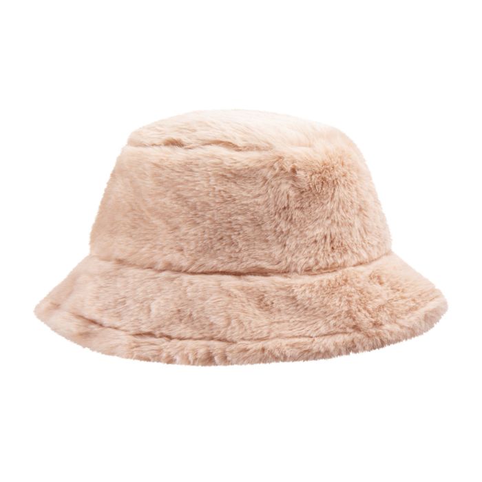 Image of Trendiger Fischerhut aus Pelzimitat, beige bei Lehner Versand Schweiz