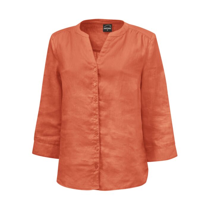 Lockere Leinen-Bluse main product photo