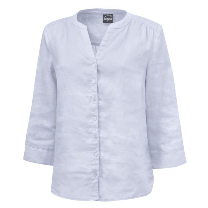 Blouse en lin décontractée