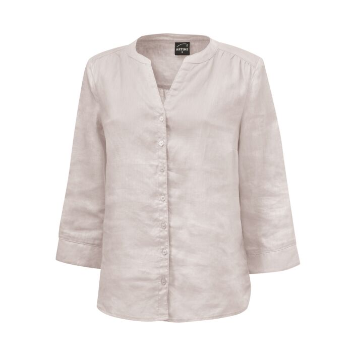 Blouse en lin décontractée