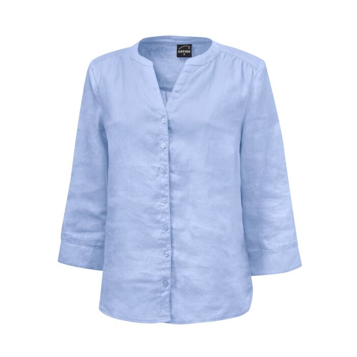 Lockere Leinen-Bluse