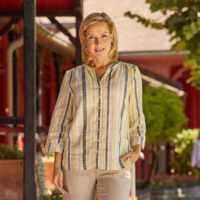 Blouse estivale en lin