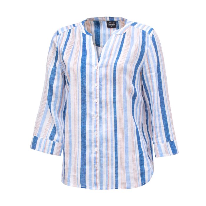 Sommerliche Leinen-Bluse
