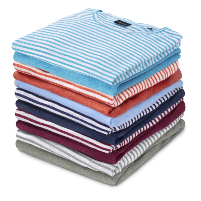T-shirt uni en lin