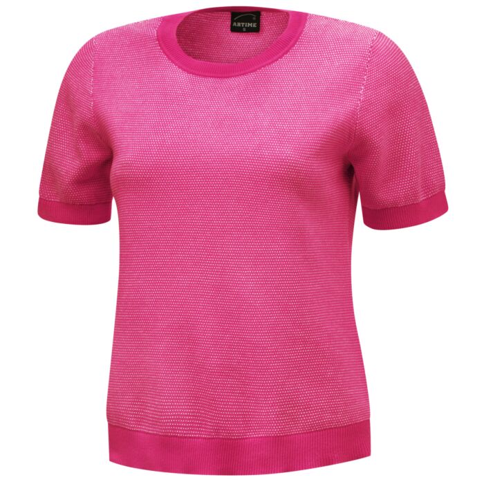 Trendiger Kurzarmpullover