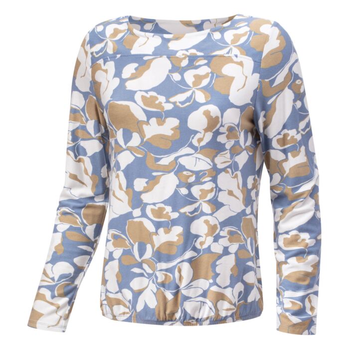 Langarm-Bluse bedruckt main product photo