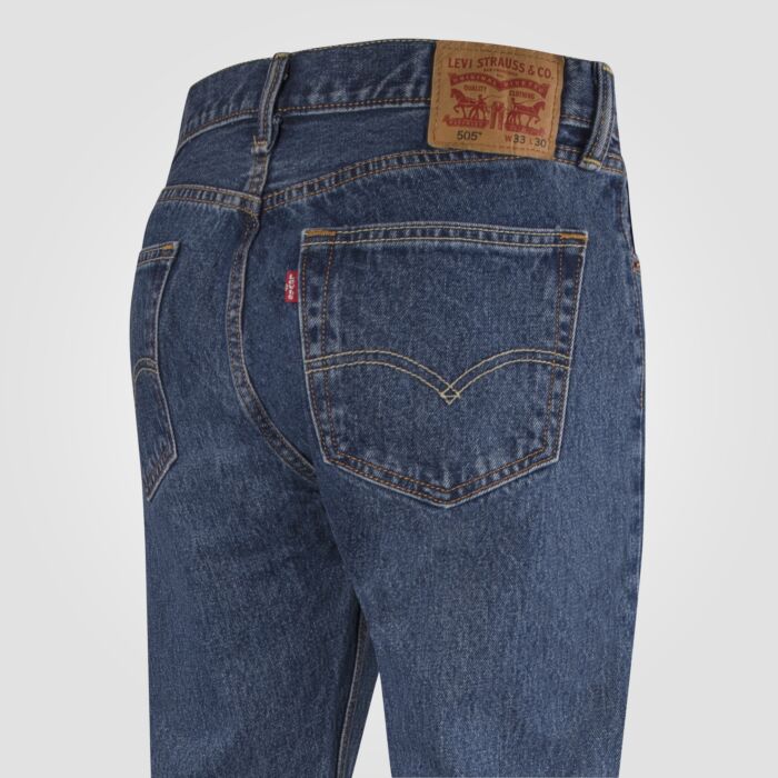 Jean Levi's 505 pour hommes, braguette zippée