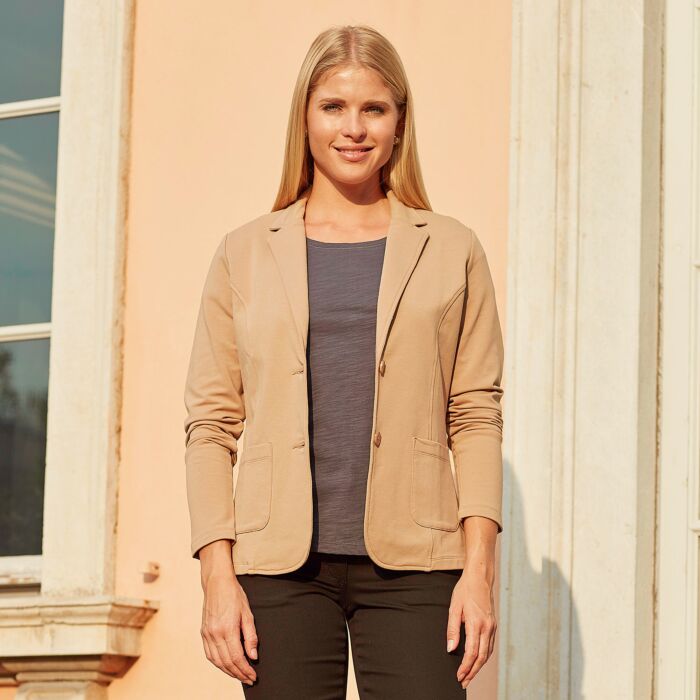 Jersey Blazer Baumwolle und Elasthan