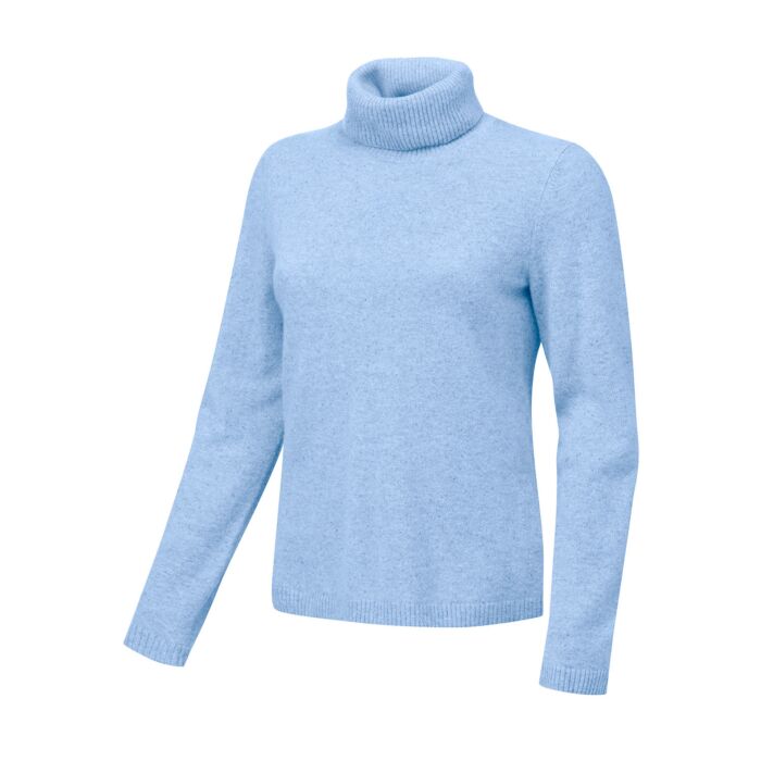 Rollkragenpullover Damen aus Kaschmir Gots