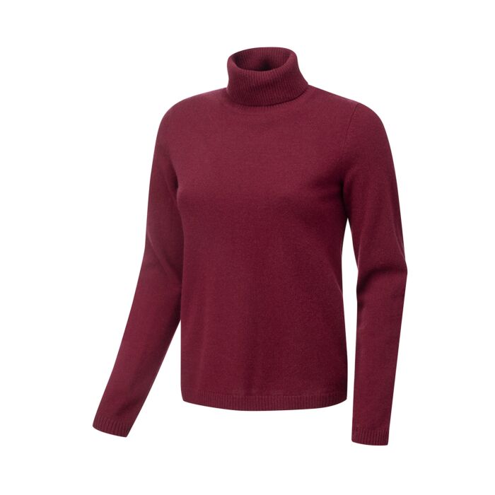 Rollkragenpullover Damen aus Kaschmir Gots