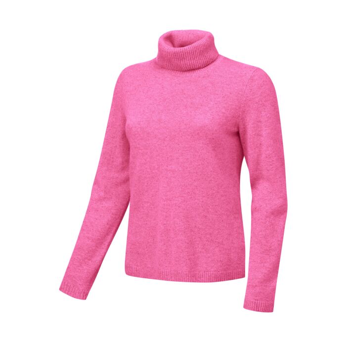 Rollkragenpullover Damen aus Kaschmir Gots