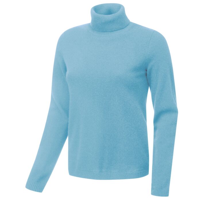 Rollkragenpullover Damen aus Kaschmir Gots