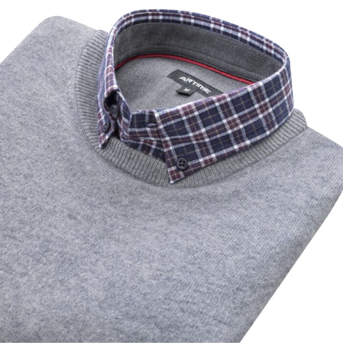 Pull-over hommes en cachemire certifié GOTS