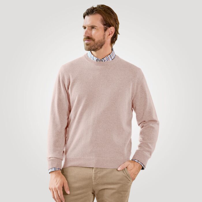 Pull-over hommes en cachemire certifié GOTS