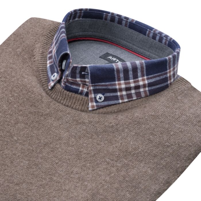 Pull-over hommes en cachemire certifié GOTS