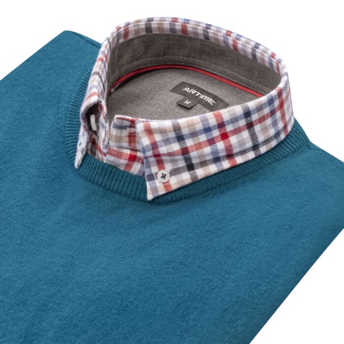 Pull-over hommes en cachemire certifié GOTS