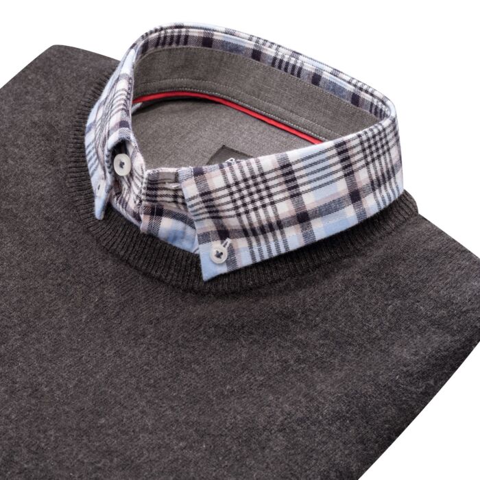 Pull-over hommes en cachemire certifié GOTS