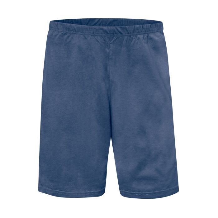 Herren Kurzarmpyjama blau