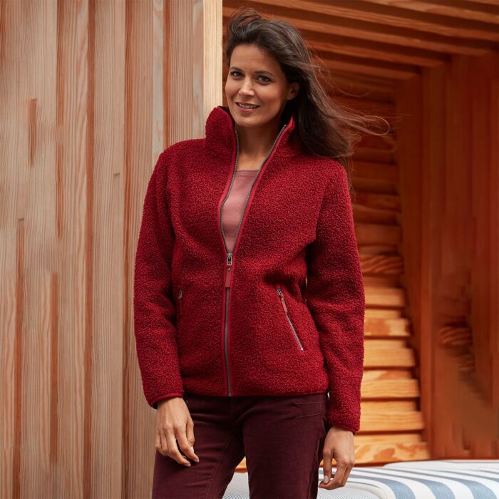 Veste polaire Sherpa chaude pour dames