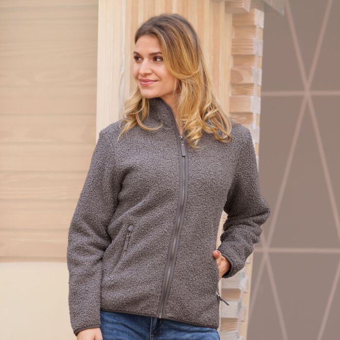 Veste polaire Sherpa chaude pour dames