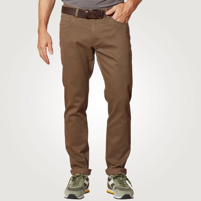 Pantalon Brühl 5-pockets en twill pour hommes