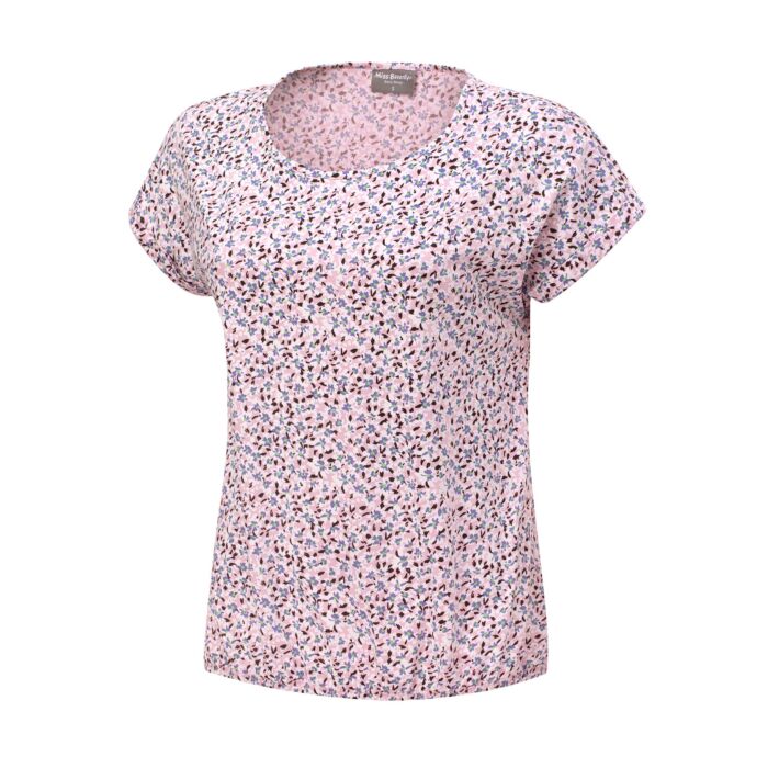 T-shirt confortable à imprimé floral pour dames