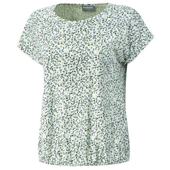 T-shirt confortable à imprimé floral pour dames