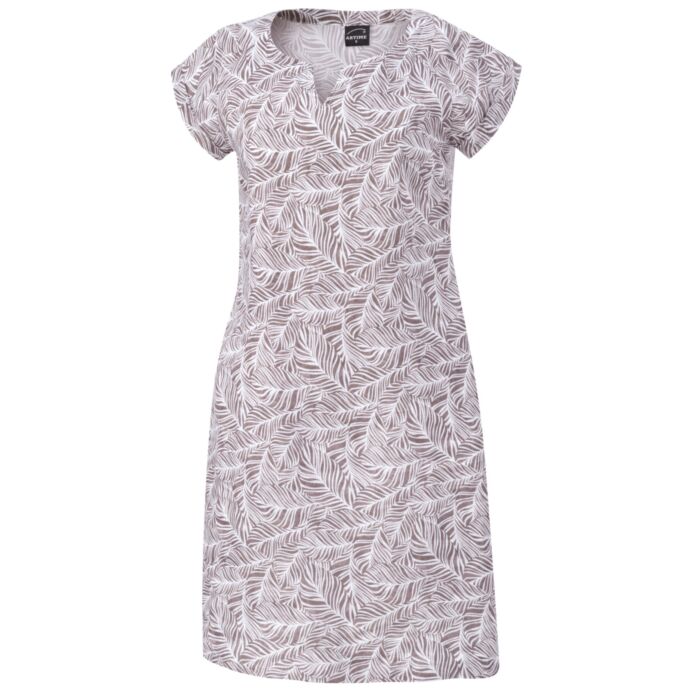 Kurzärmeliges Kleid aus Leinen