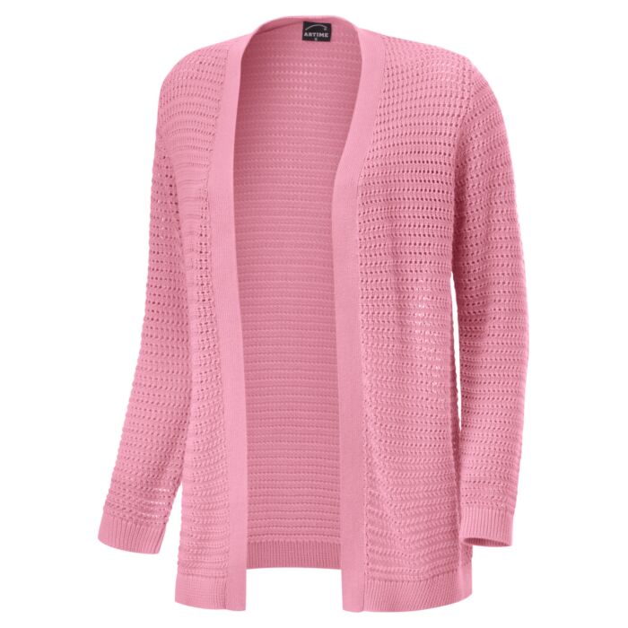 Damen-Strickjacke mit Ajourmuster von Artime