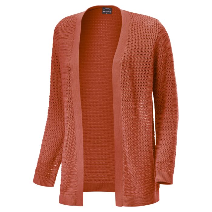 Damen-Strickjacke mit Ajourmuster von Artime